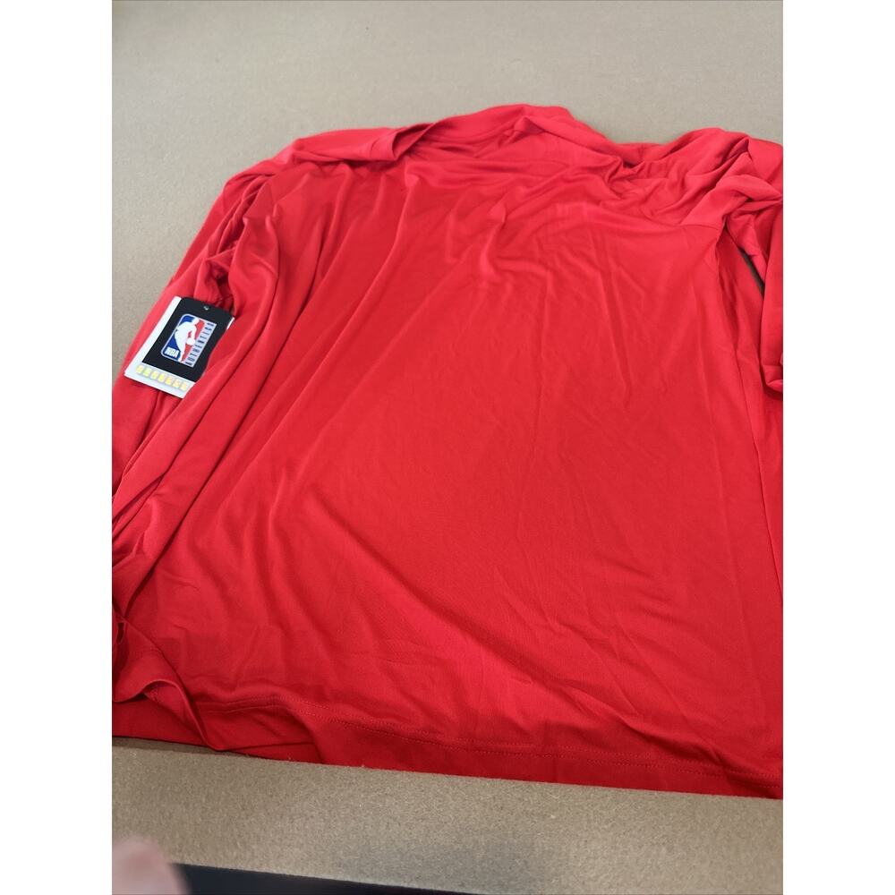 Nike Red Toronto Raptors 75th Team Issue Pregame Raglan Performance L/S Large - Picture 6 of 6